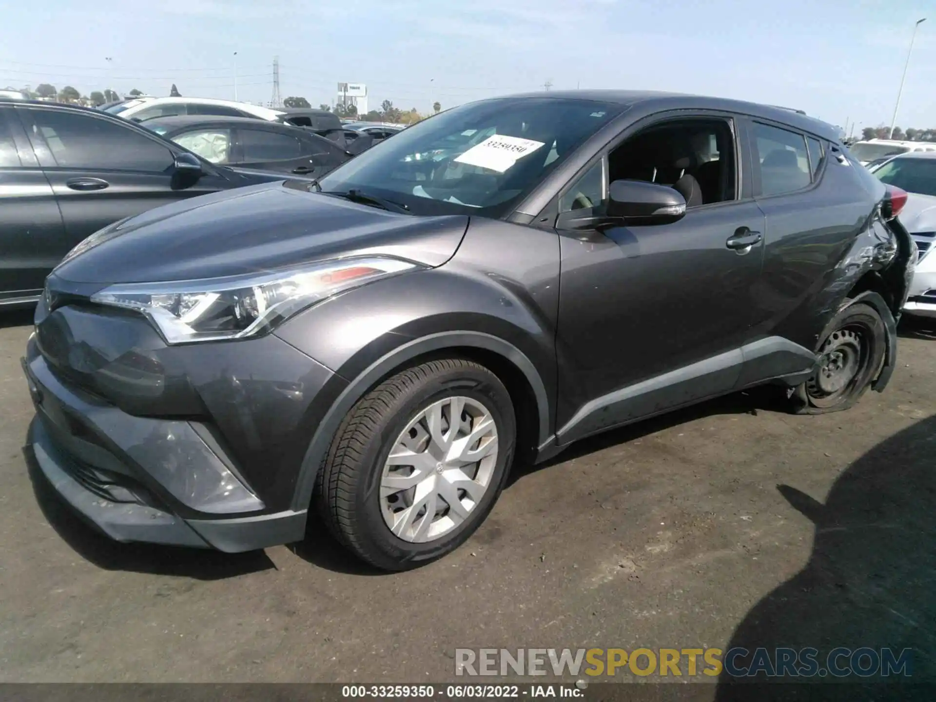 2 Photograph of a damaged car JTNKHMBX5K1036908 TOYOTA C-HR 2019