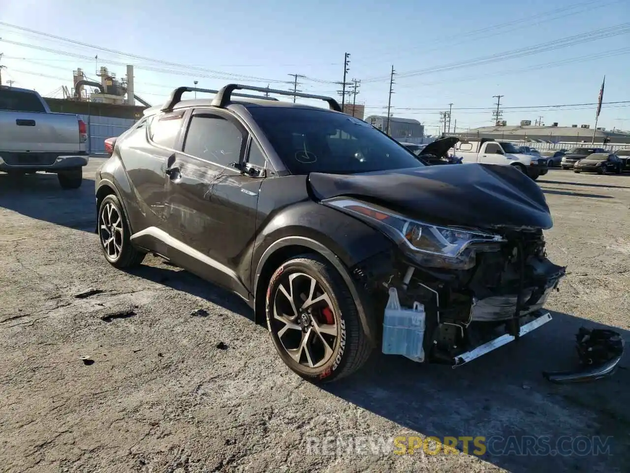 1 Photograph of a damaged car JTNKHMBX5K1038318 TOYOTA C-HR 2019