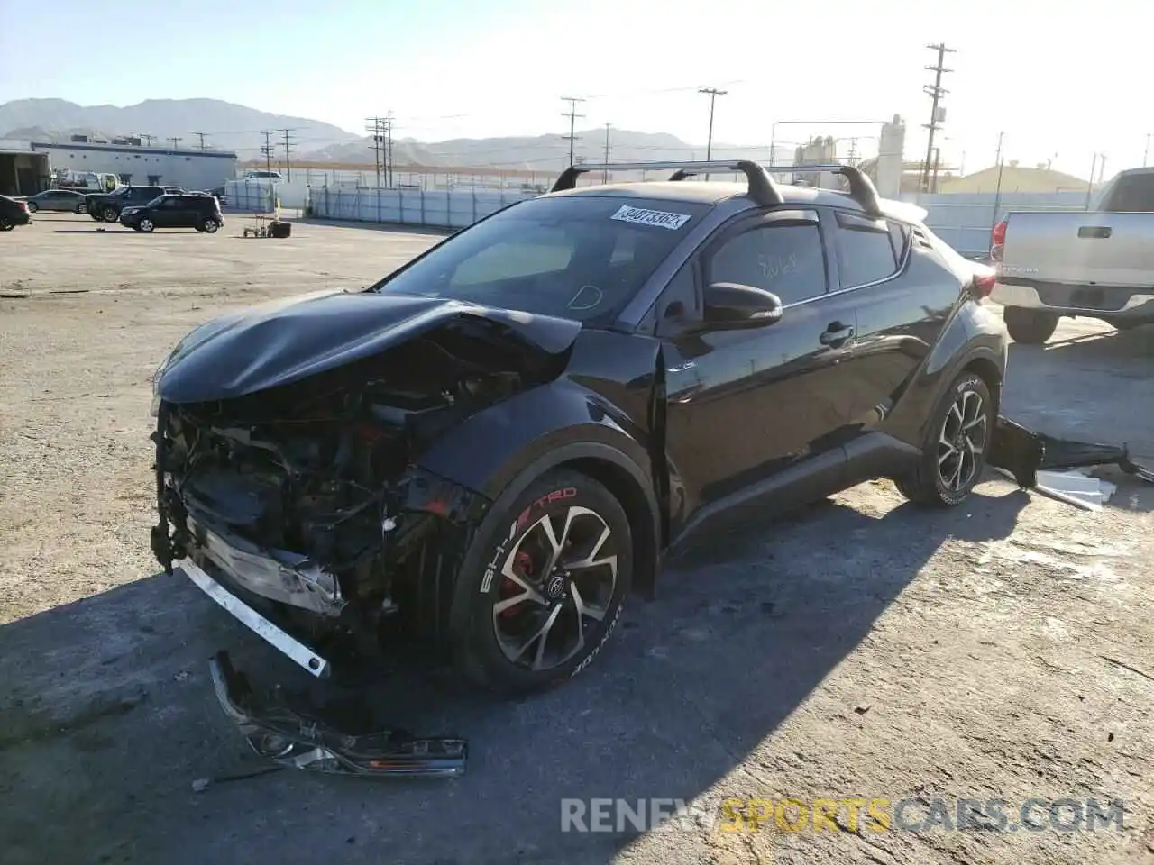 2 Photograph of a damaged car JTNKHMBX5K1038318 TOYOTA C-HR 2019