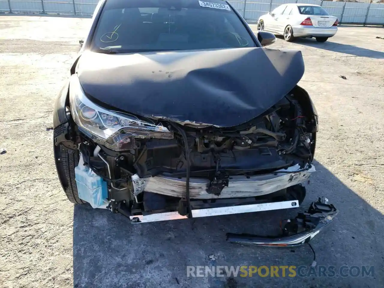 9 Photograph of a damaged car JTNKHMBX5K1038318 TOYOTA C-HR 2019