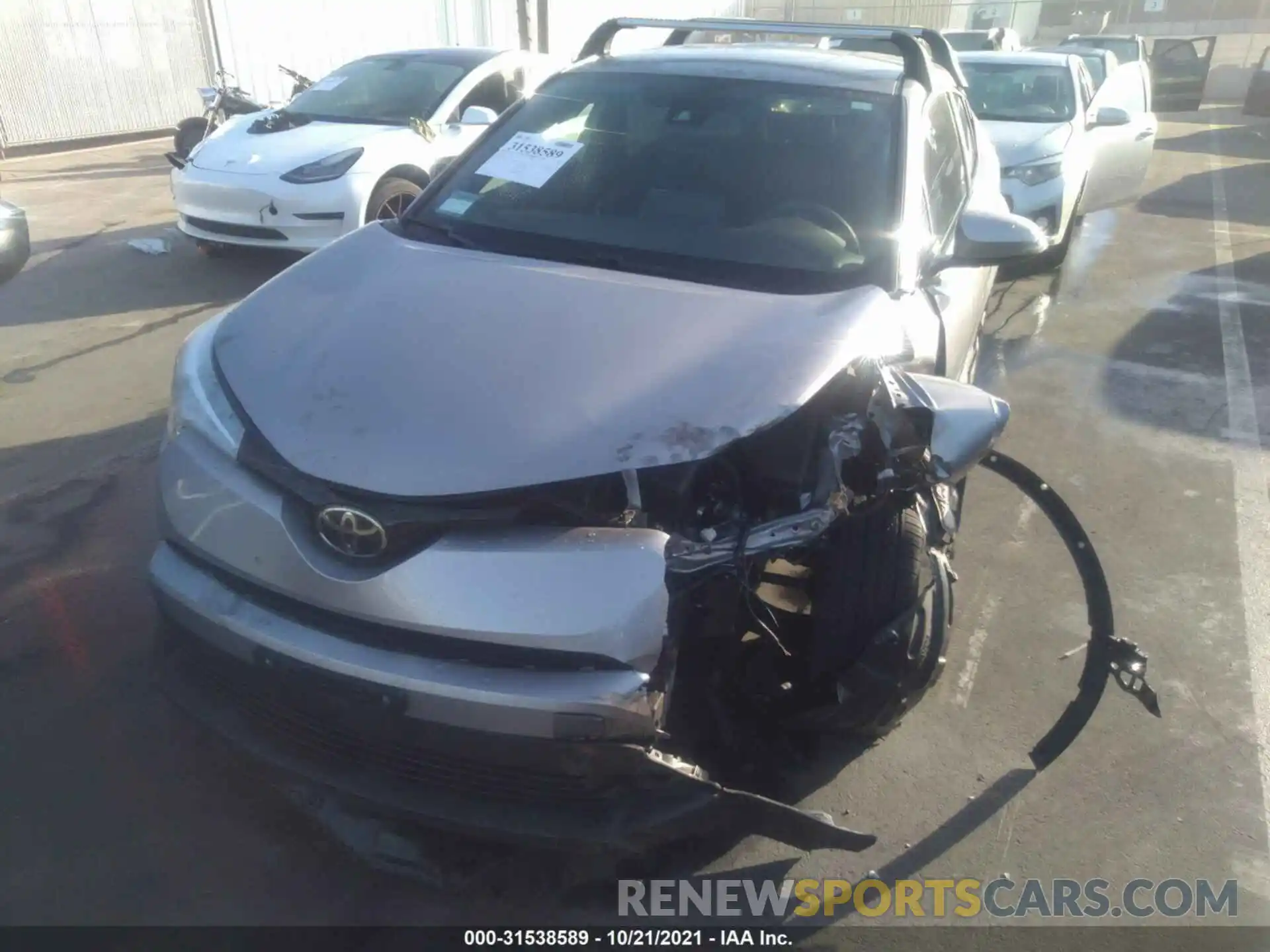 6 Photograph of a damaged car JTNKHMBX5K1039792 TOYOTA C-HR 2019