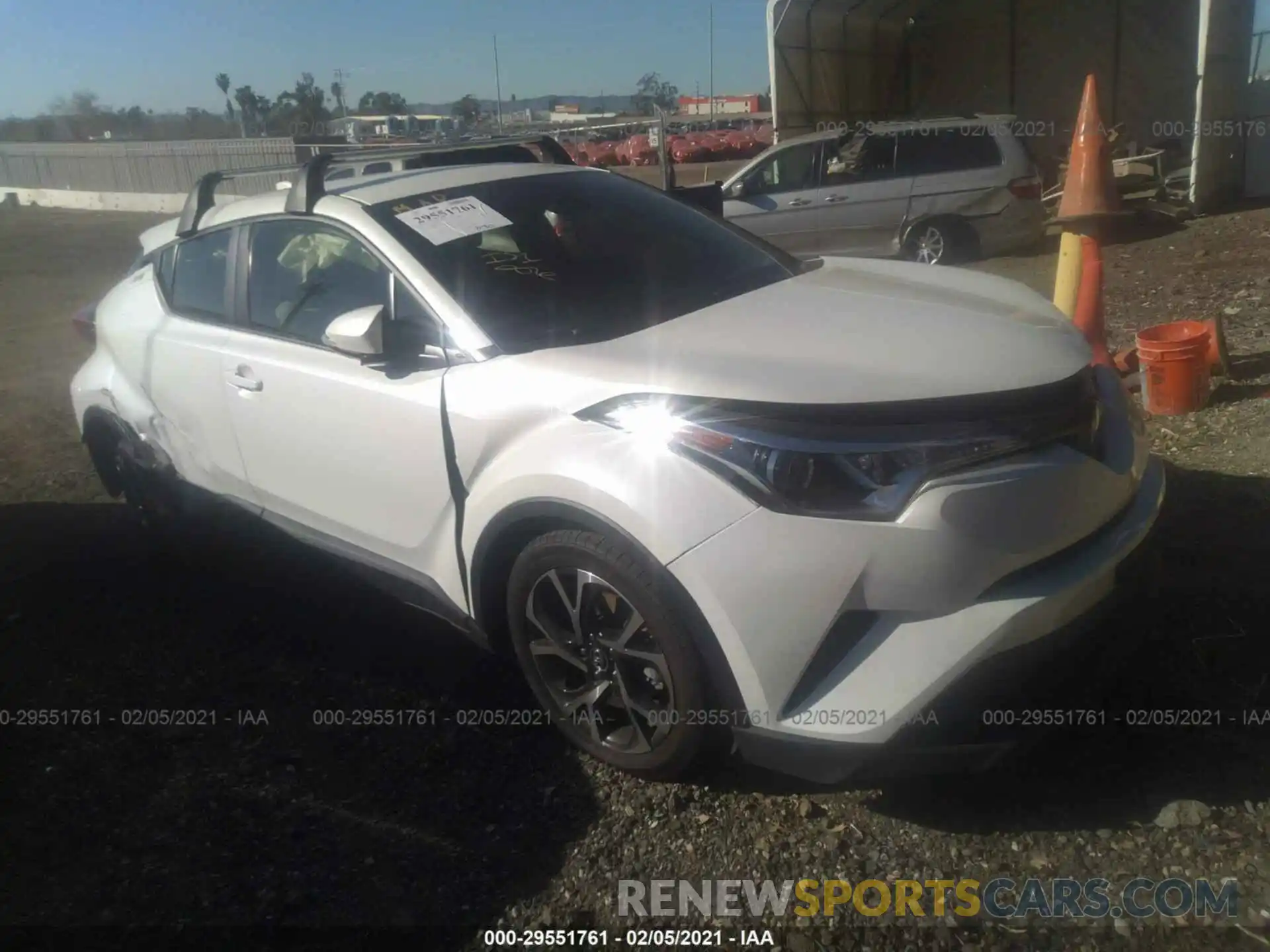 1 Photograph of a damaged car JTNKHMBX5K1040196 TOYOTA C-HR 2019