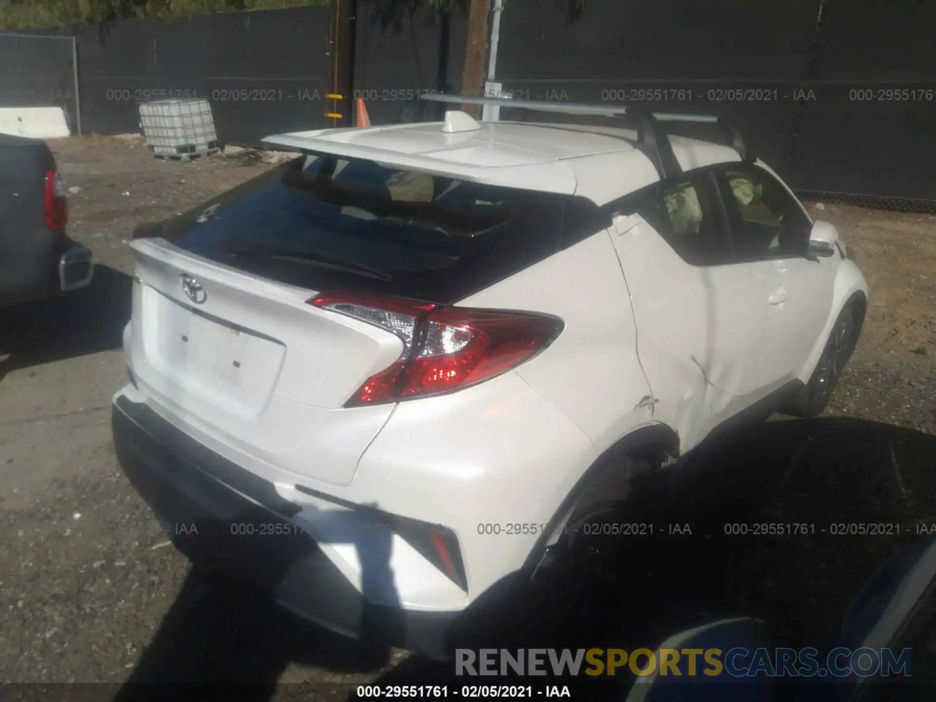 4 Photograph of a damaged car JTNKHMBX5K1040196 TOYOTA C-HR 2019