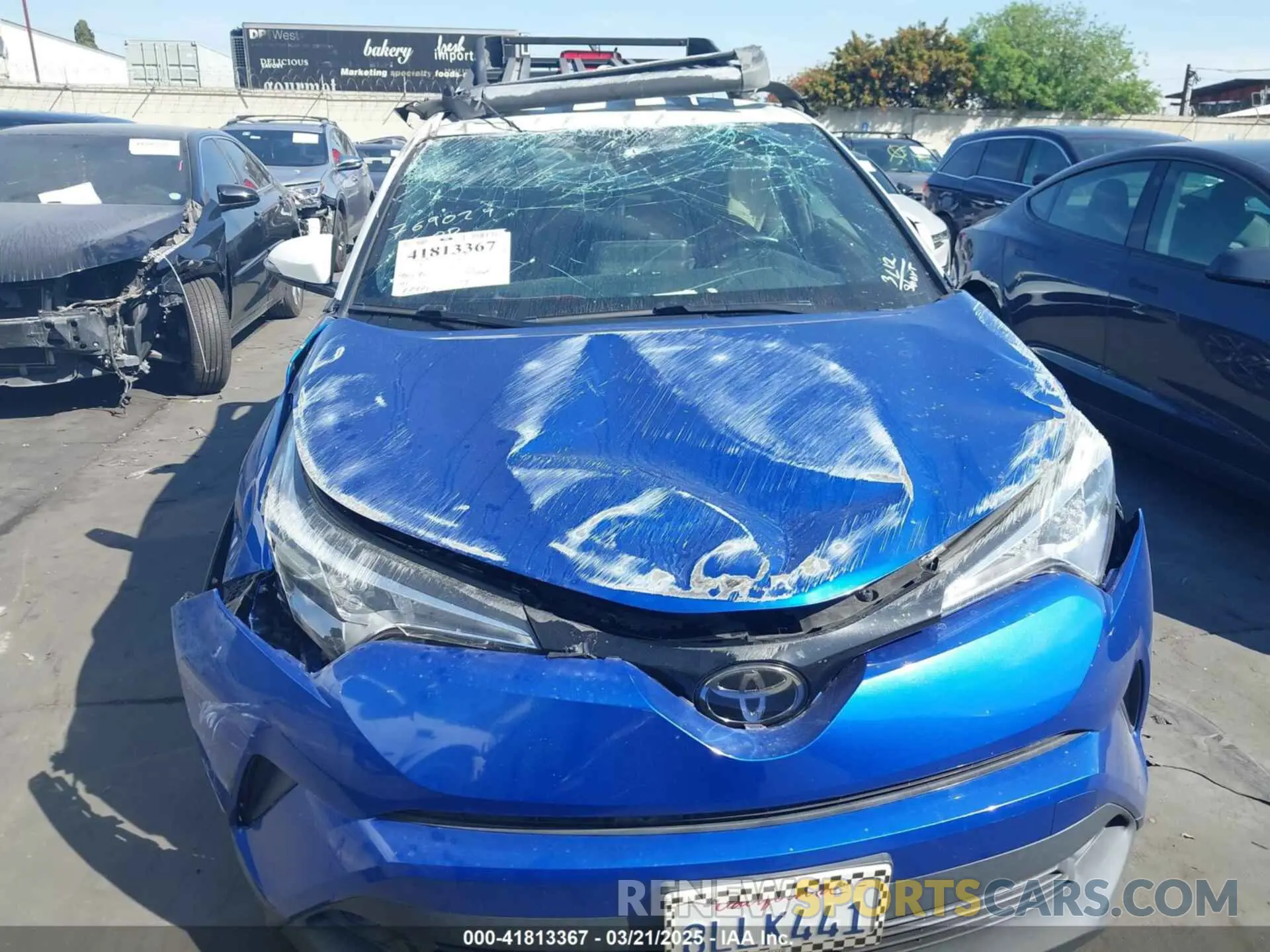 13 Photograph of a damaged car JTNKHMBX5K1043079 TOYOTA C-HR 2019