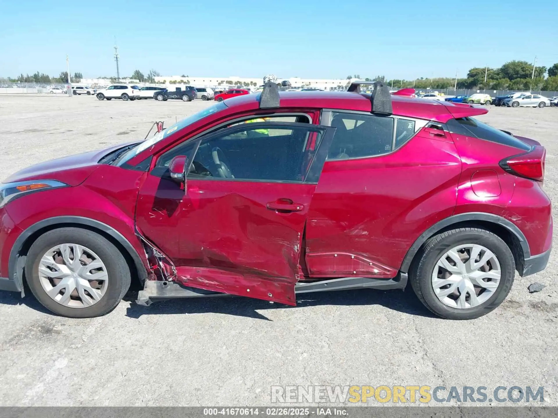 6 Photograph of a damaged car JTNKHMBX5K1044846 TOYOTA C-HR 2019