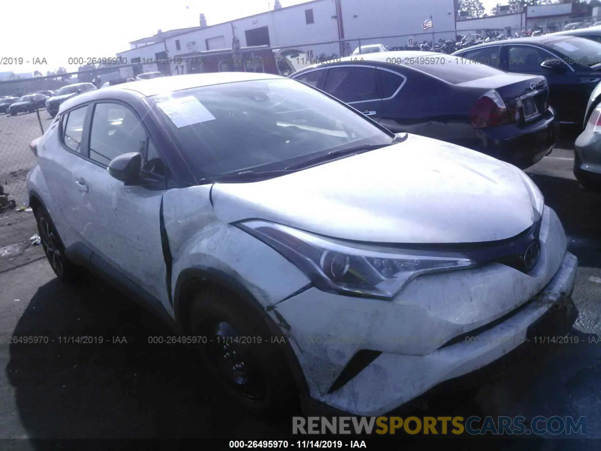 1 Photograph of a damaged car JTNKHMBX5K1048699 TOYOTA C-HR 2019