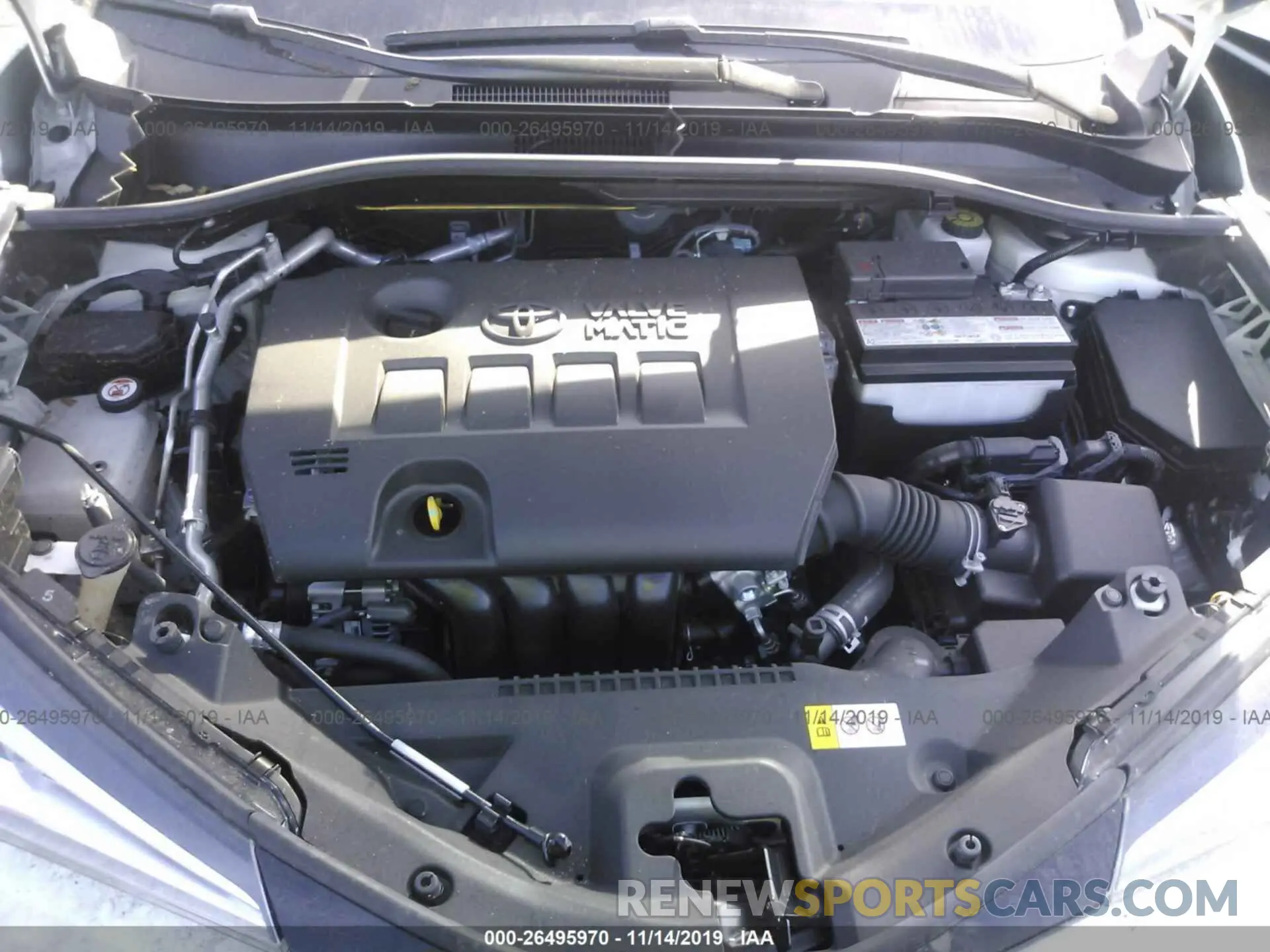 10 Photograph of a damaged car JTNKHMBX5K1048699 TOYOTA C-HR 2019