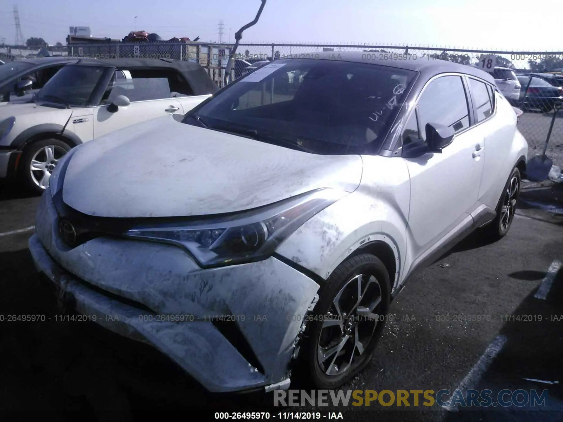2 Photograph of a damaged car JTNKHMBX5K1048699 TOYOTA C-HR 2019