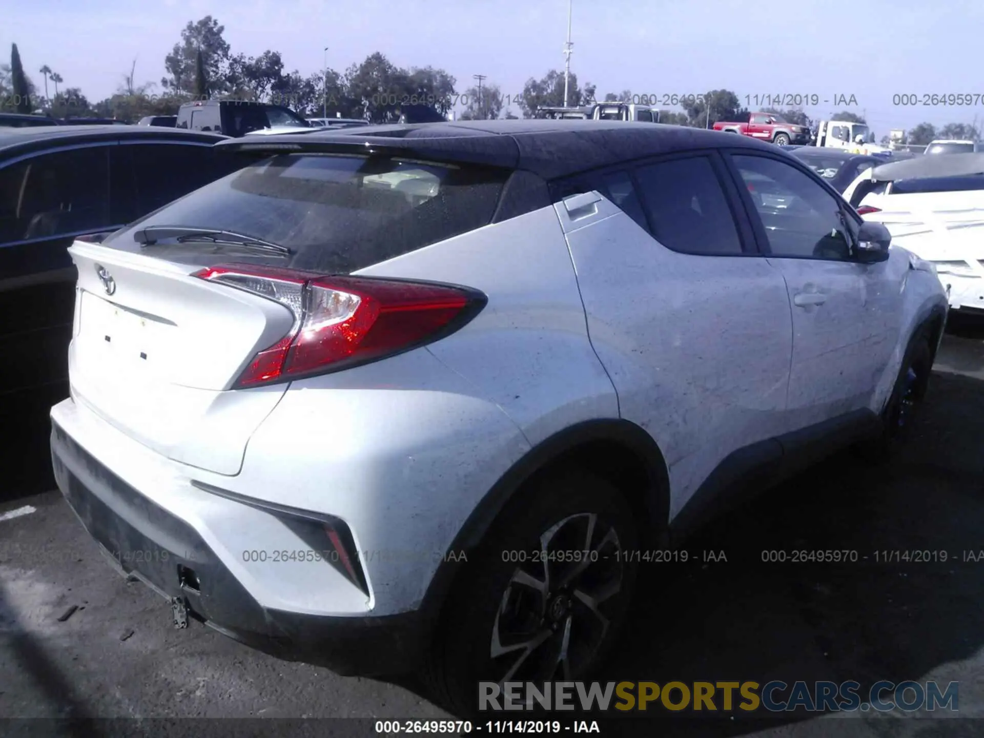 4 Photograph of a damaged car JTNKHMBX5K1048699 TOYOTA C-HR 2019