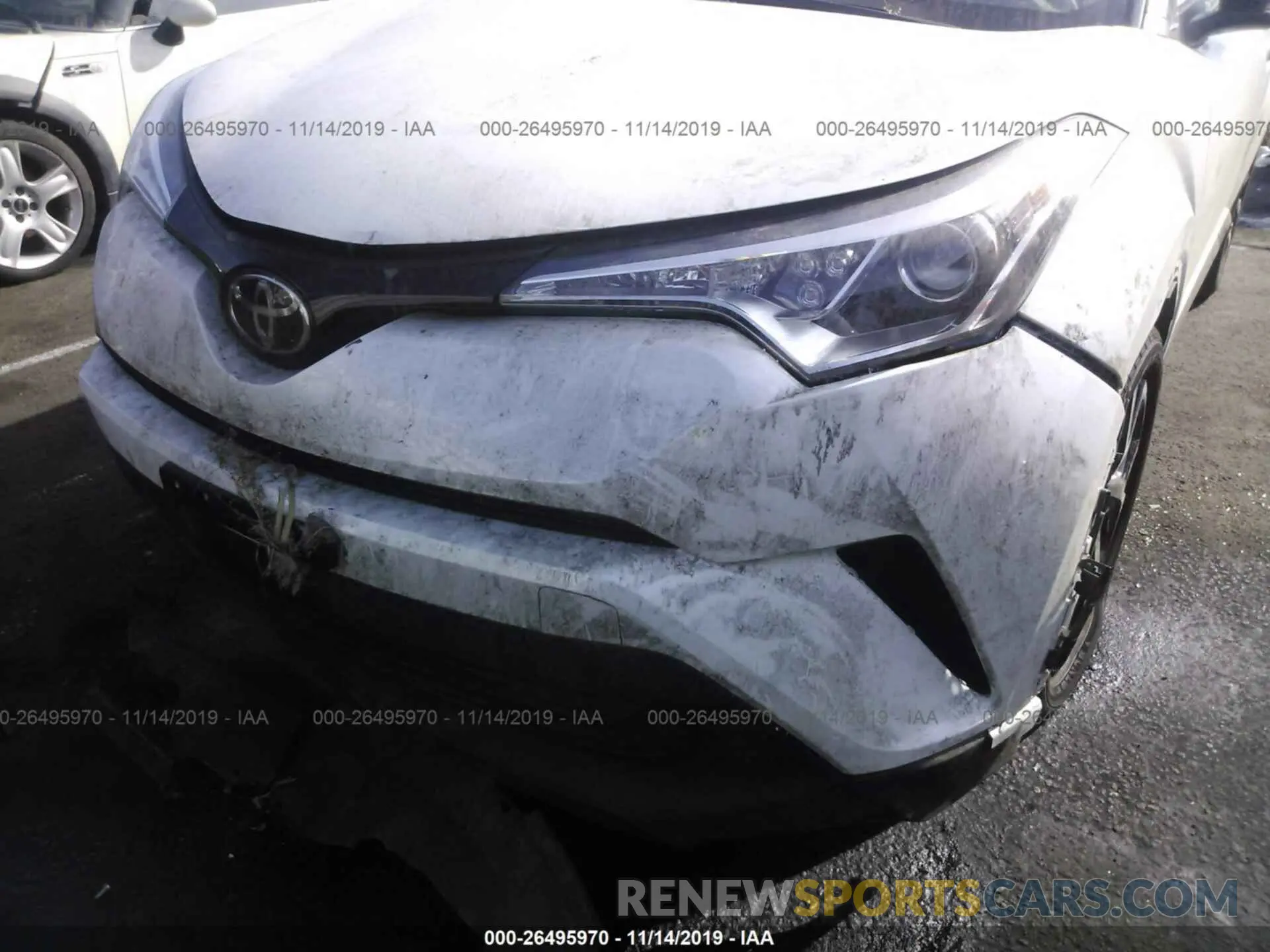 6 Photograph of a damaged car JTNKHMBX5K1048699 TOYOTA C-HR 2019