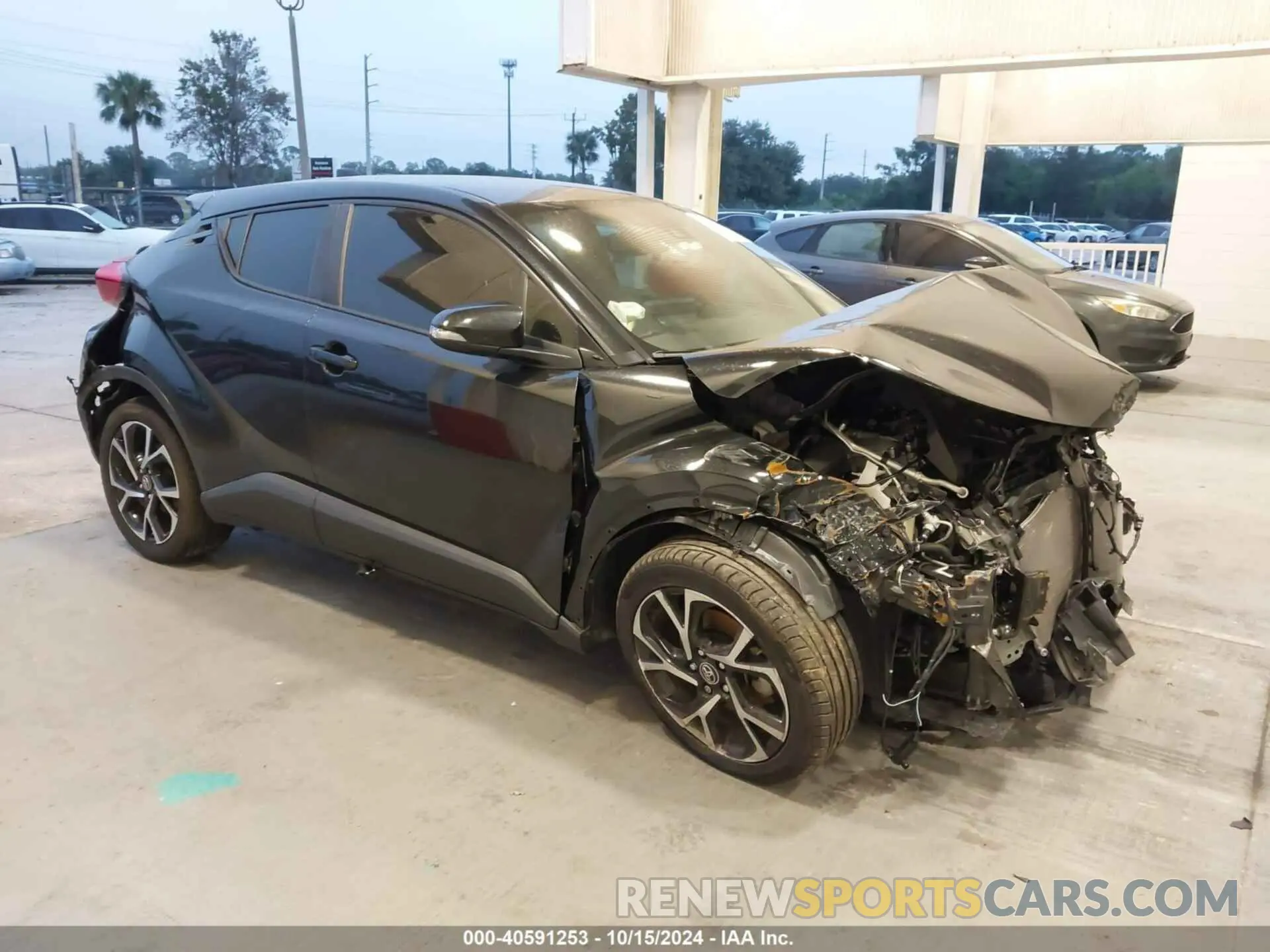 1 Photograph of a damaged car JTNKHMBX5K1048931 TOYOTA C-HR 2019