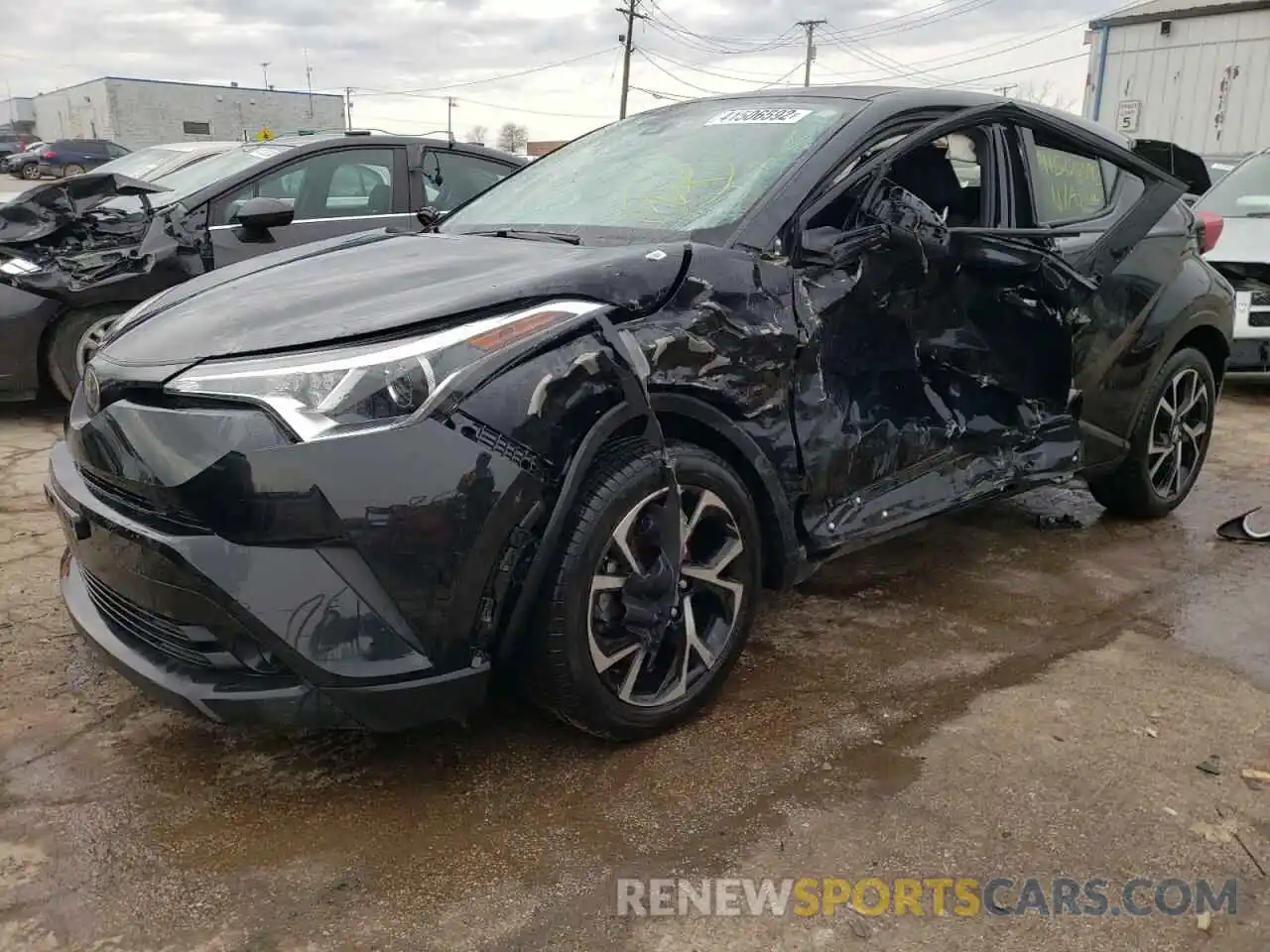 2 Photograph of a damaged car JTNKHMBX5K1049416 TOYOTA C-HR 2019