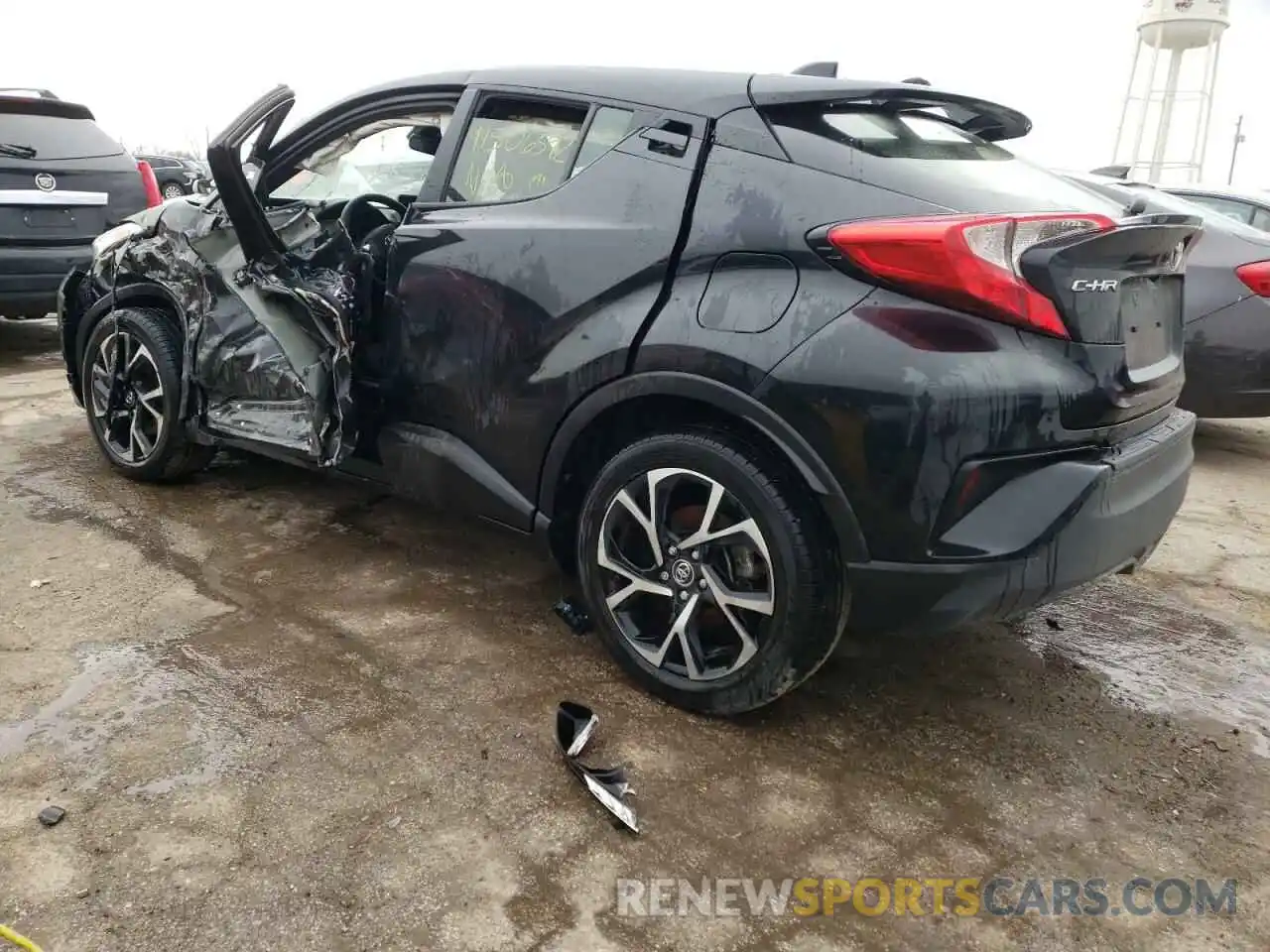 3 Photograph of a damaged car JTNKHMBX5K1049416 TOYOTA C-HR 2019