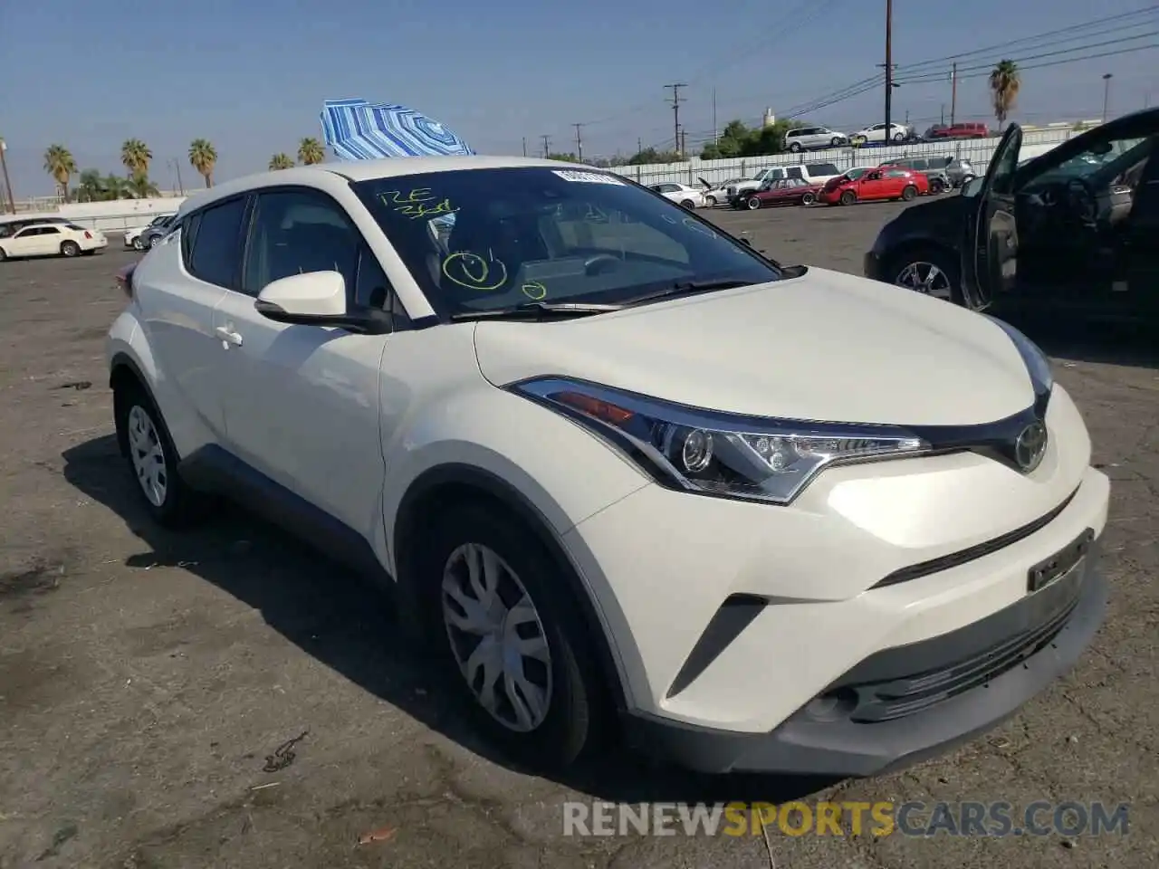 1 Photograph of a damaged car JTNKHMBX5K1051179 TOYOTA C-HR 2019