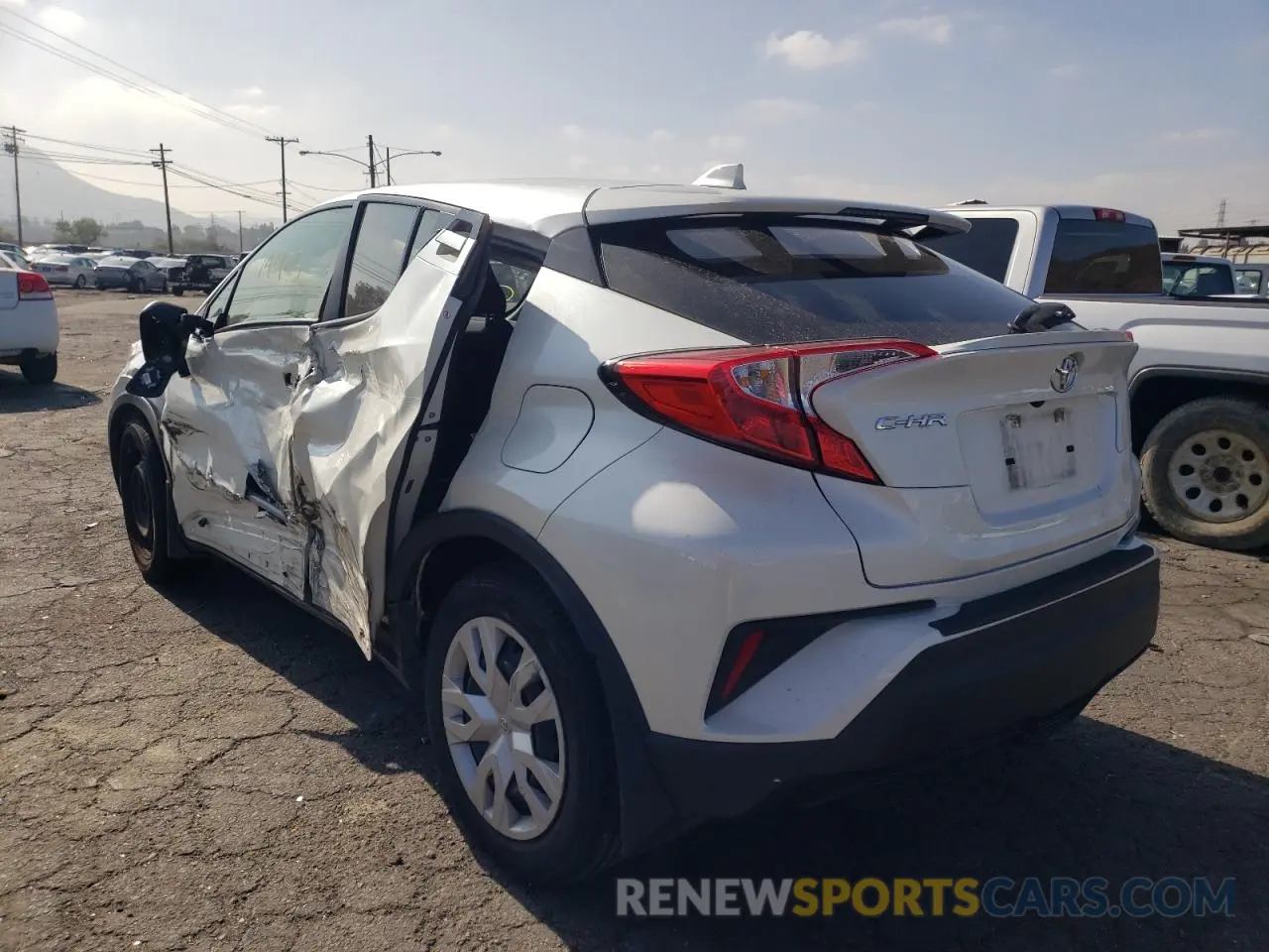 3 Photograph of a damaged car JTNKHMBX5K1051179 TOYOTA C-HR 2019