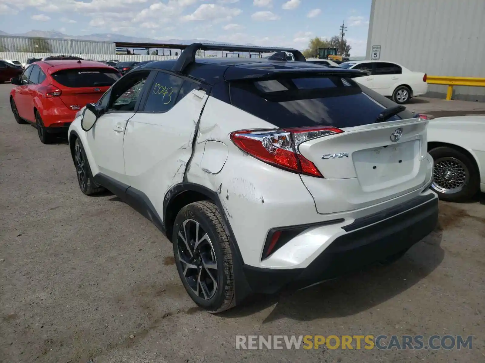 3 Photograph of a damaged car JTNKHMBX5K1052817 TOYOTA C-HR 2019