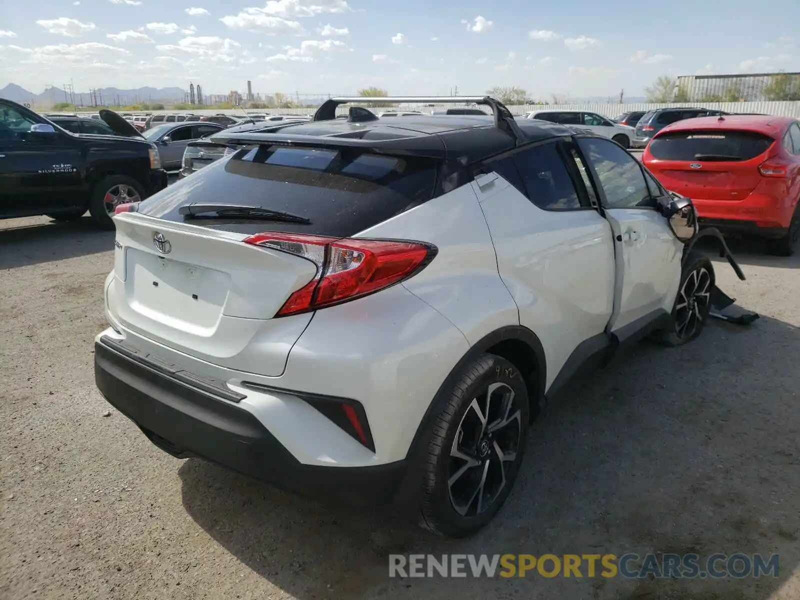 4 Photograph of a damaged car JTNKHMBX5K1052817 TOYOTA C-HR 2019