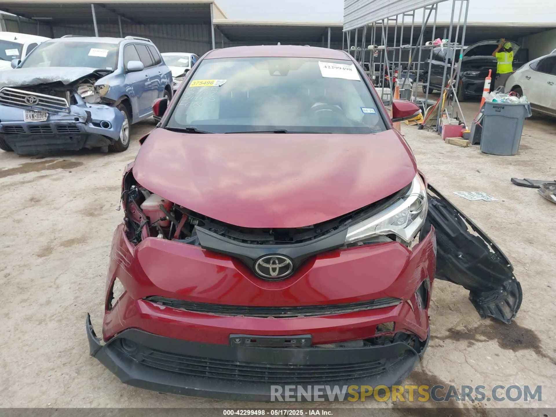 12 Photograph of a damaged car JTNKHMBX5K1053787 TOYOTA C-HR 2019