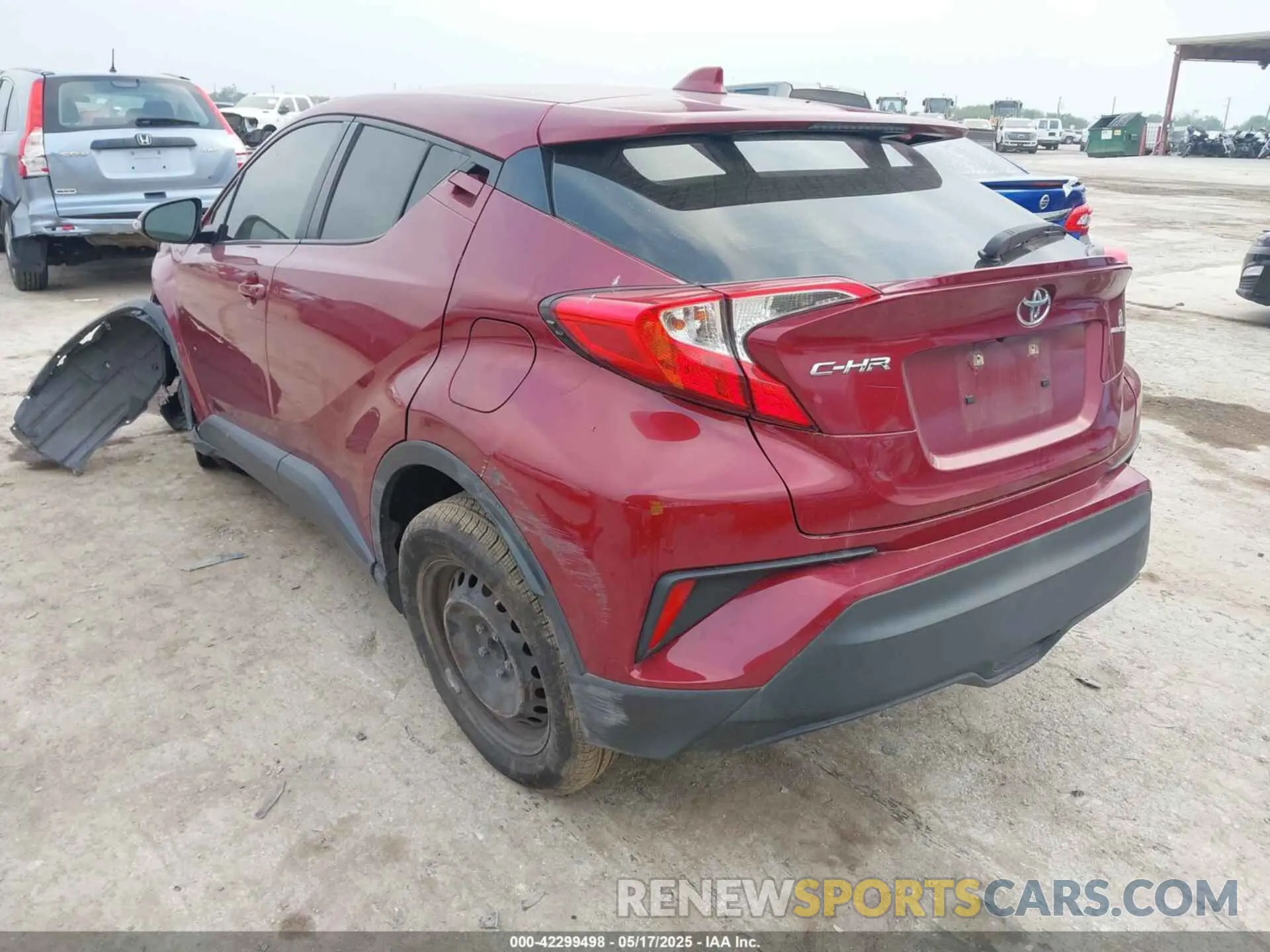 3 Photograph of a damaged car JTNKHMBX5K1053787 TOYOTA C-HR 2019