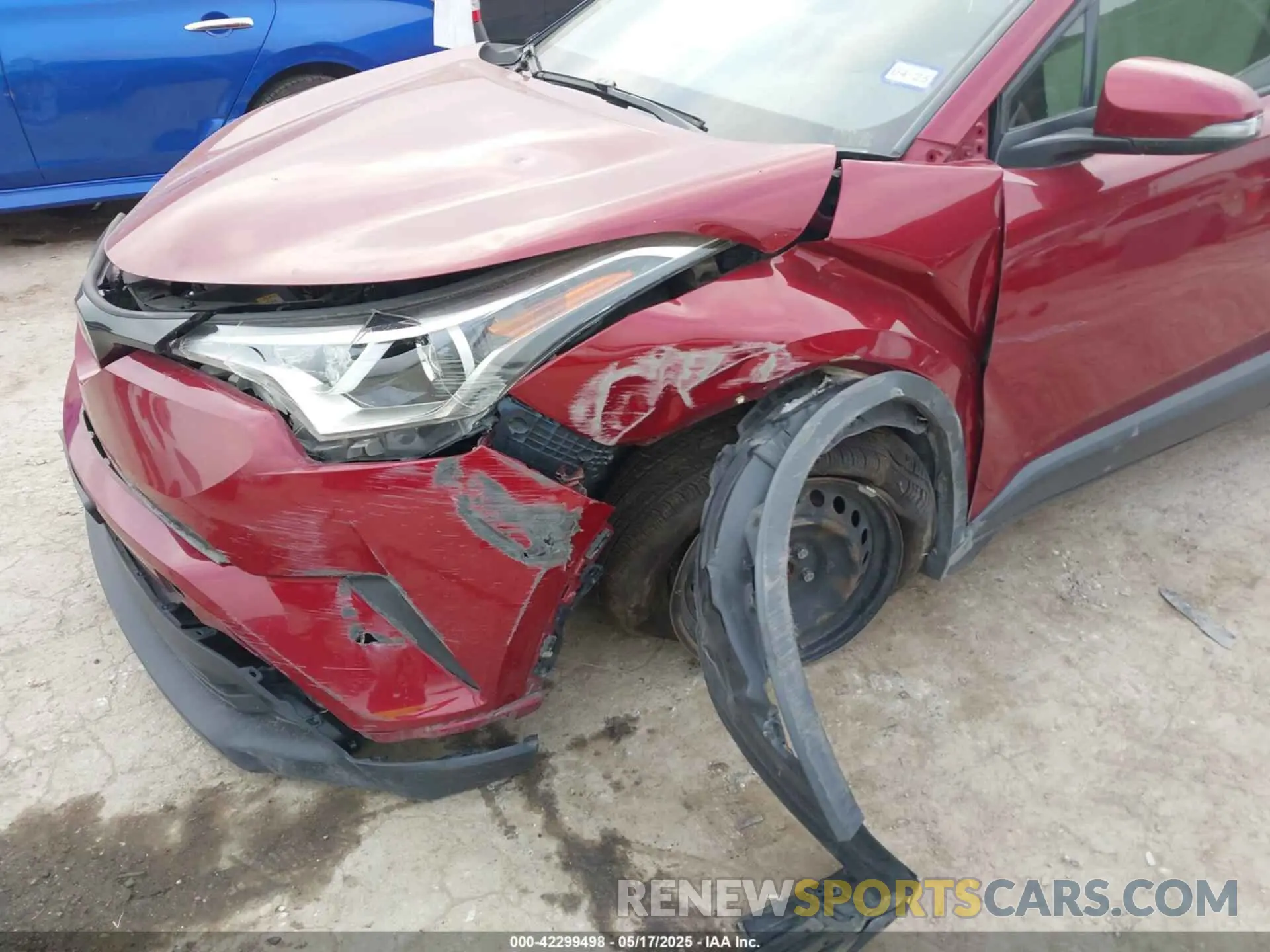 6 Photograph of a damaged car JTNKHMBX5K1053787 TOYOTA C-HR 2019
