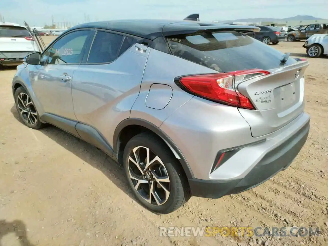 3 Photograph of a damaged car JTNKHMBX5K1055409 TOYOTA C-HR 2019