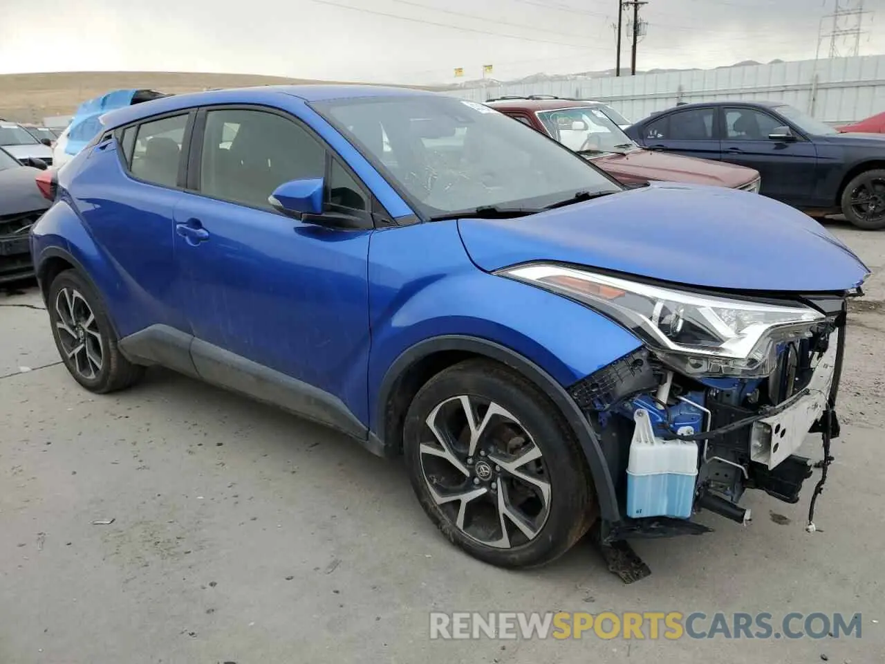 4 Photograph of a damaged car JTNKHMBX5K1055670 TOYOTA C-HR 2019