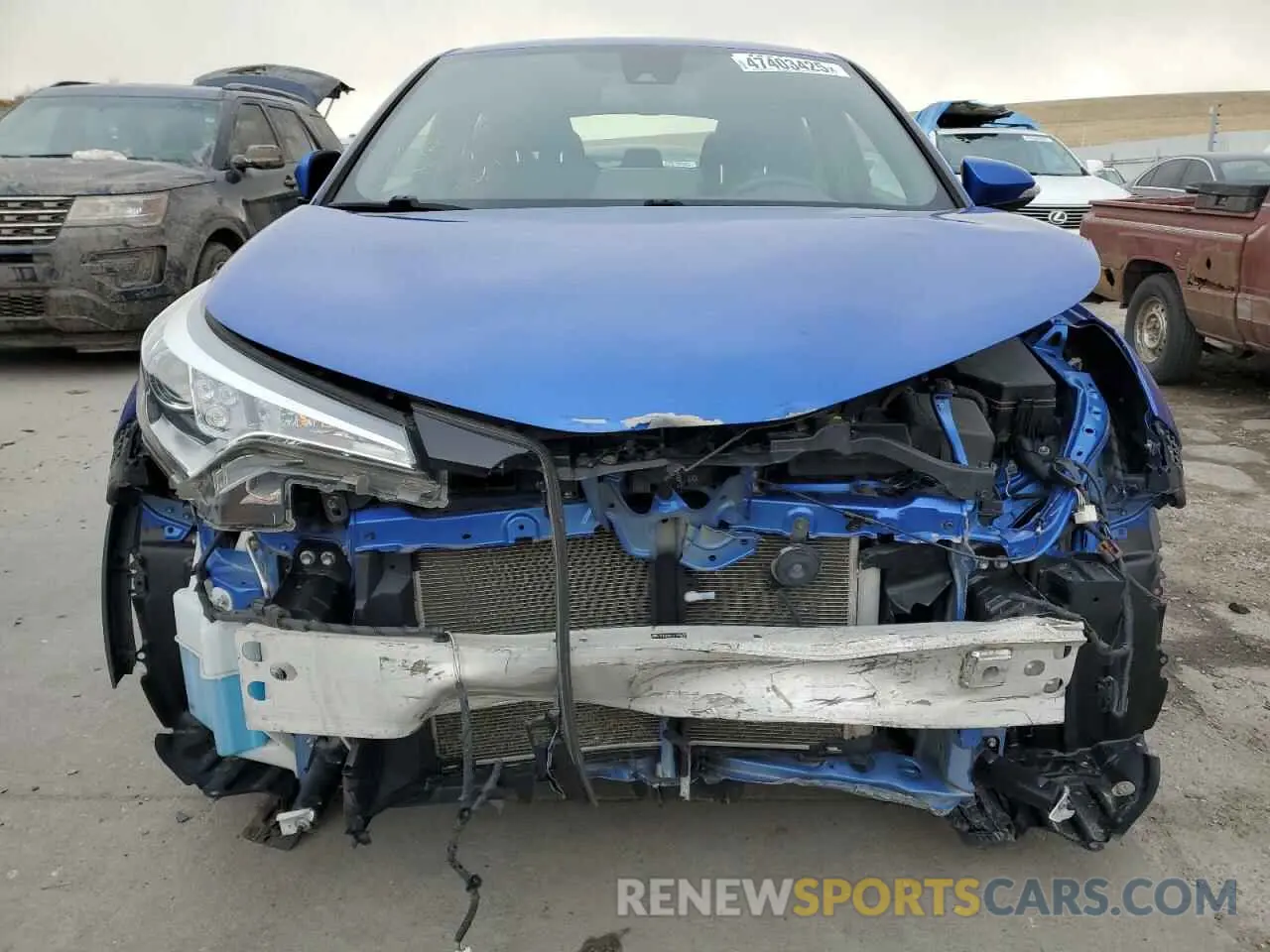 5 Photograph of a damaged car JTNKHMBX5K1055670 TOYOTA C-HR 2019