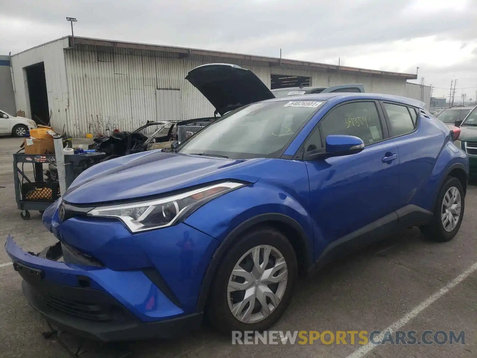 2 Photograph of a damaged car JTNKHMBX5K1055779 TOYOTA C-HR 2019