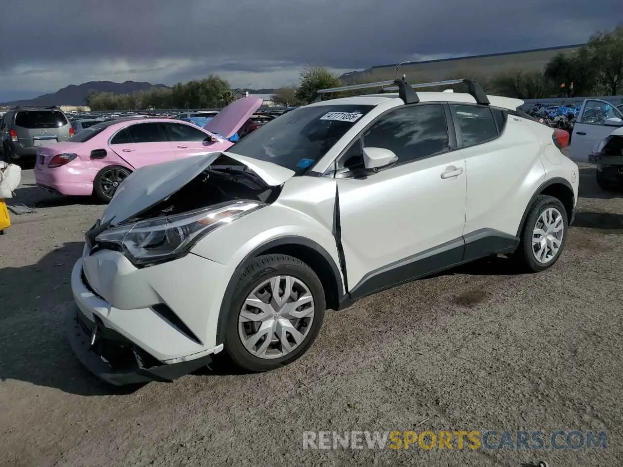 1 Photograph of a damaged car JTNKHMBX5K1057113 TOYOTA C-HR 2019