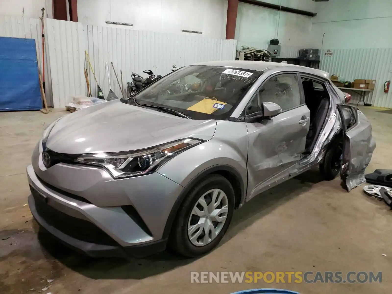 2 Photograph of a damaged car JTNKHMBX5K1058973 TOYOTA C-HR 2019