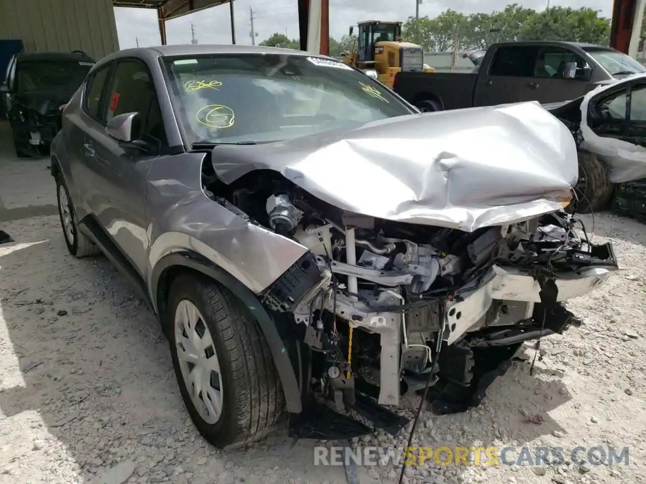 1 Photograph of a damaged car JTNKHMBX5K1059170 TOYOTA C-HR 2019