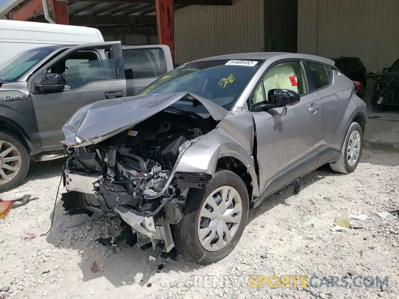 2 Photograph of a damaged car JTNKHMBX5K1059170 TOYOTA C-HR 2019