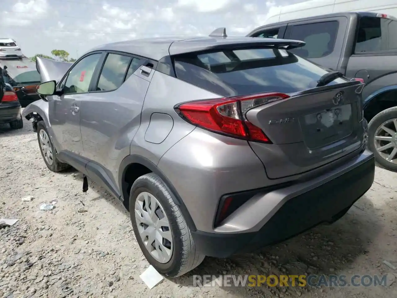 3 Photograph of a damaged car JTNKHMBX5K1059170 TOYOTA C-HR 2019