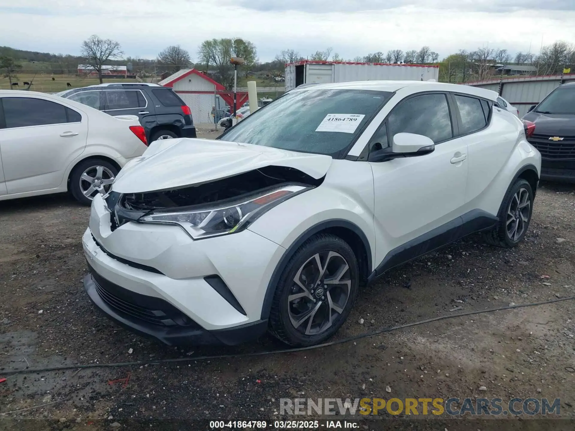 2 Photograph of a damaged car JTNKHMBX5K1061663 TOYOTA C-HR 2019