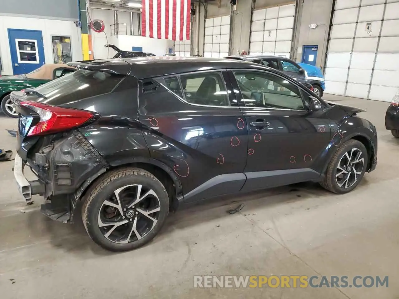 3 Photograph of a damaged car JTNKHMBX6K1015176 TOYOTA C-HR 2019