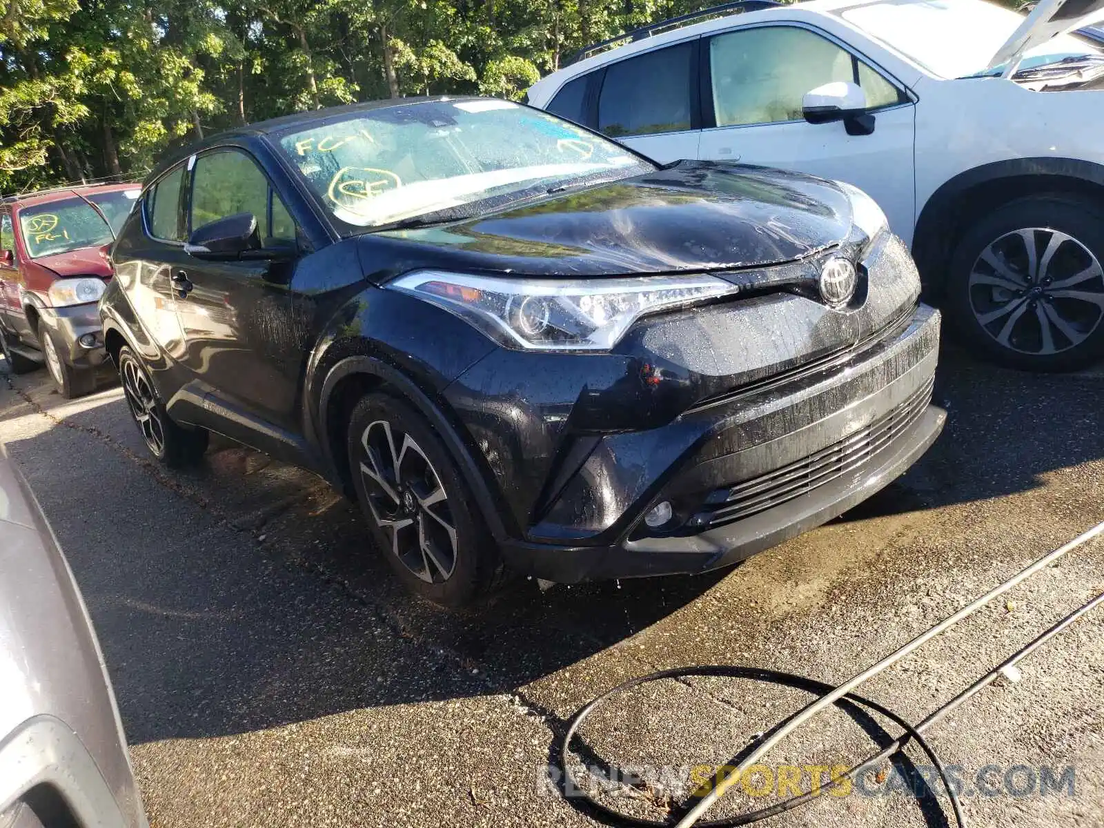 1 Photograph of a damaged car JTNKHMBX6K1016215 TOYOTA C-HR 2019