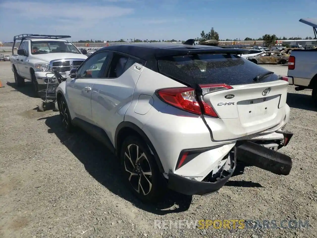 3 Photograph of a damaged car JTNKHMBX6K1017431 TOYOTA C-HR 2019