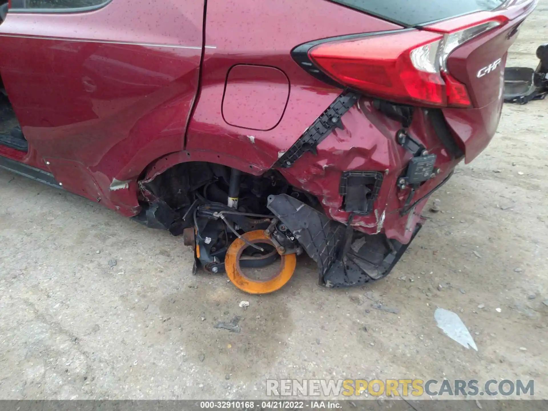 6 Photograph of a damaged car JTNKHMBX6K1019714 TOYOTA C-HR 2019