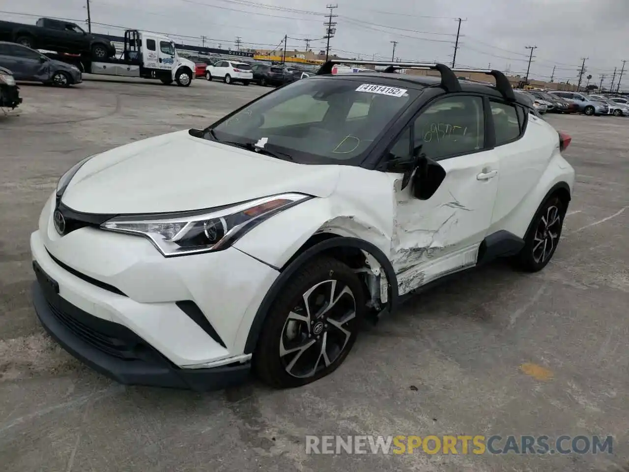 2 Photograph of a damaged car JTNKHMBX6K1020989 TOYOTA C-HR 2019