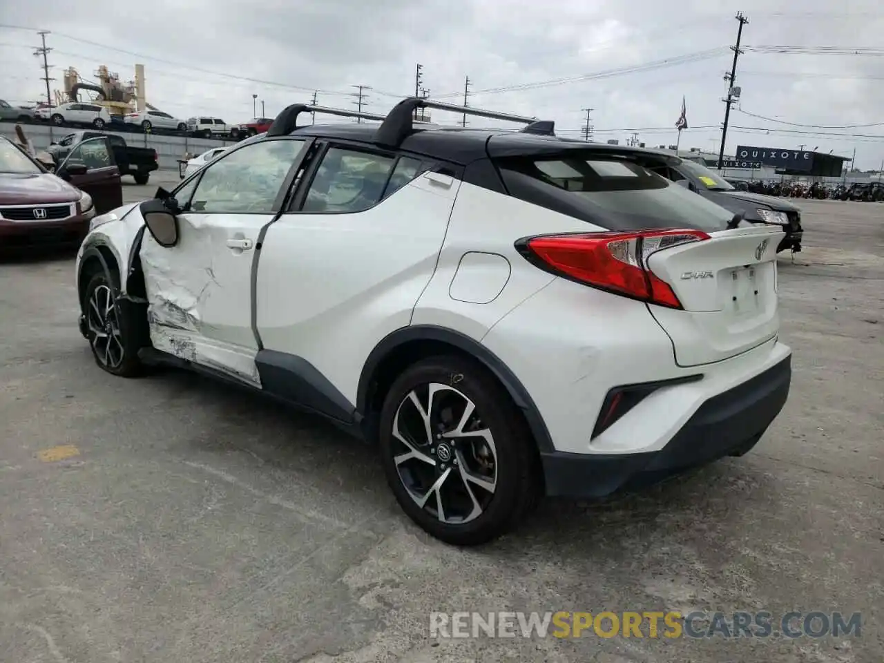 3 Photograph of a damaged car JTNKHMBX6K1020989 TOYOTA C-HR 2019