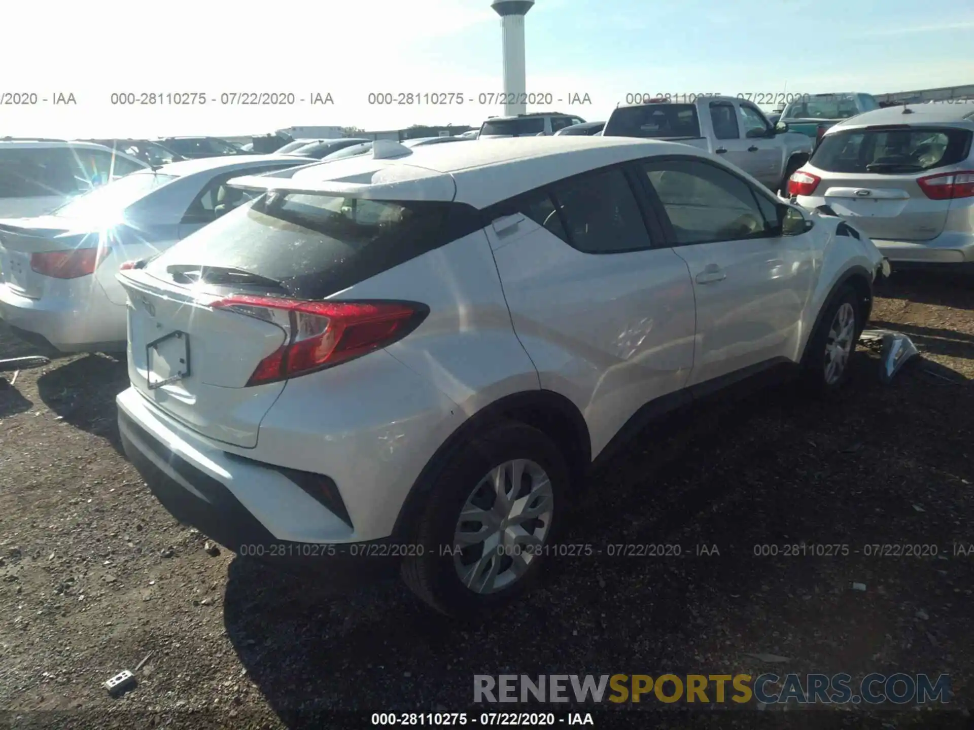 4 Photograph of a damaged car JTNKHMBX6K1021737 TOYOTA C-HR 2019