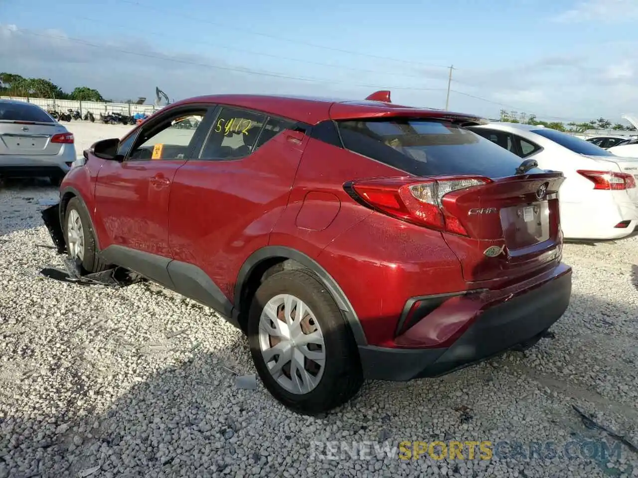 3 Photograph of a damaged car JTNKHMBX6K1022158 TOYOTA C-HR 2019