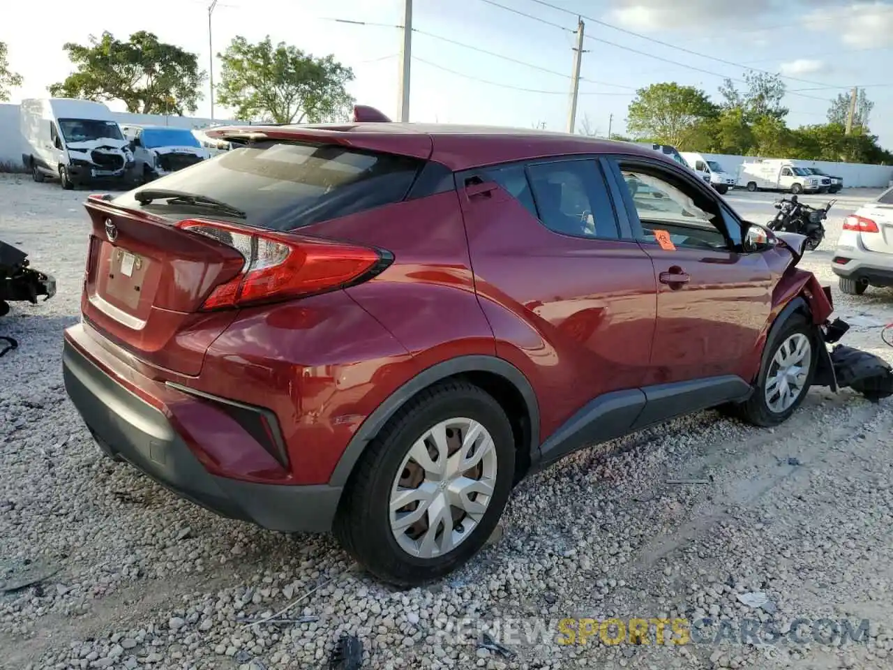 4 Photograph of a damaged car JTNKHMBX6K1022158 TOYOTA C-HR 2019