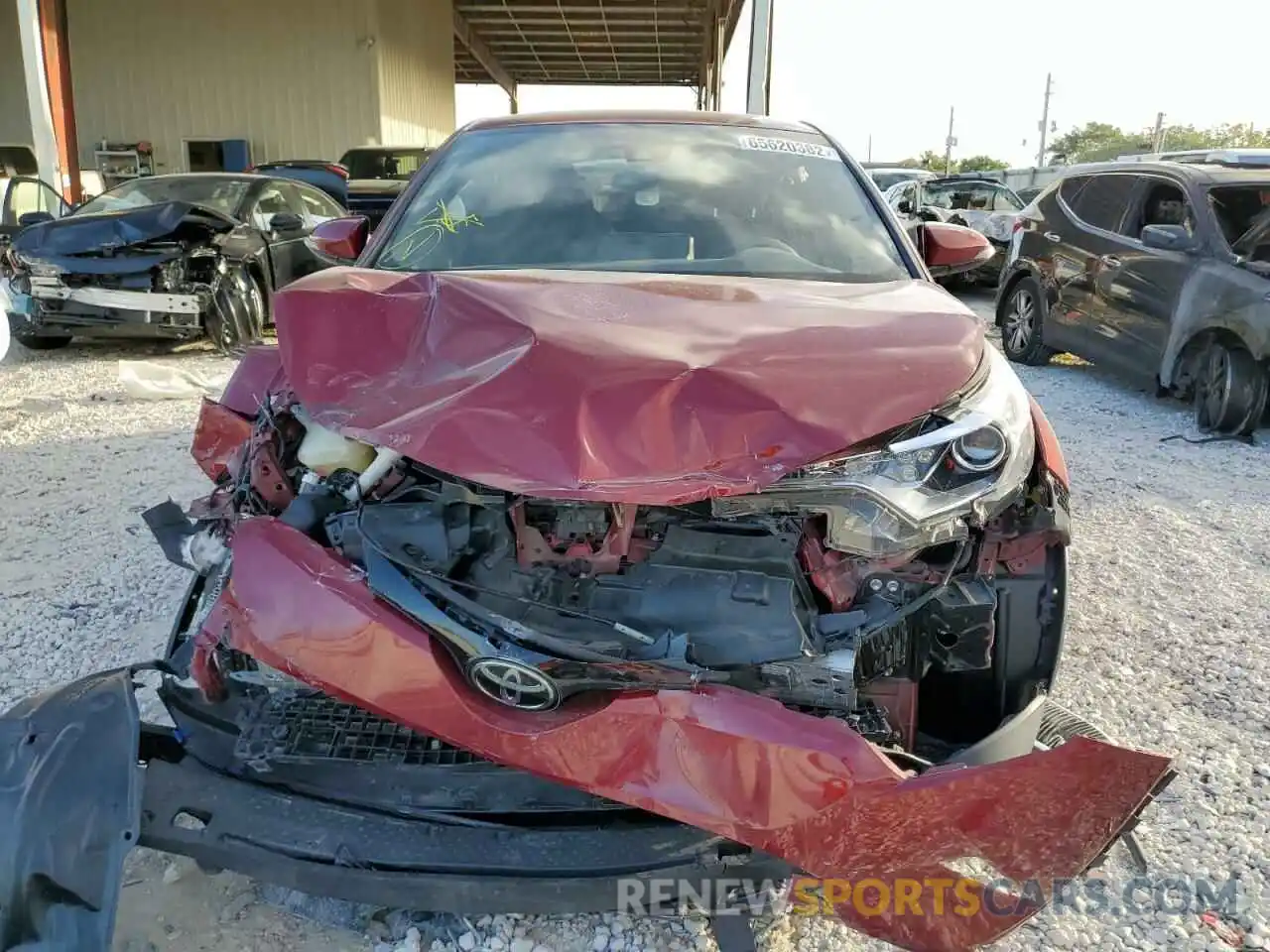 9 Photograph of a damaged car JTNKHMBX6K1022158 TOYOTA C-HR 2019