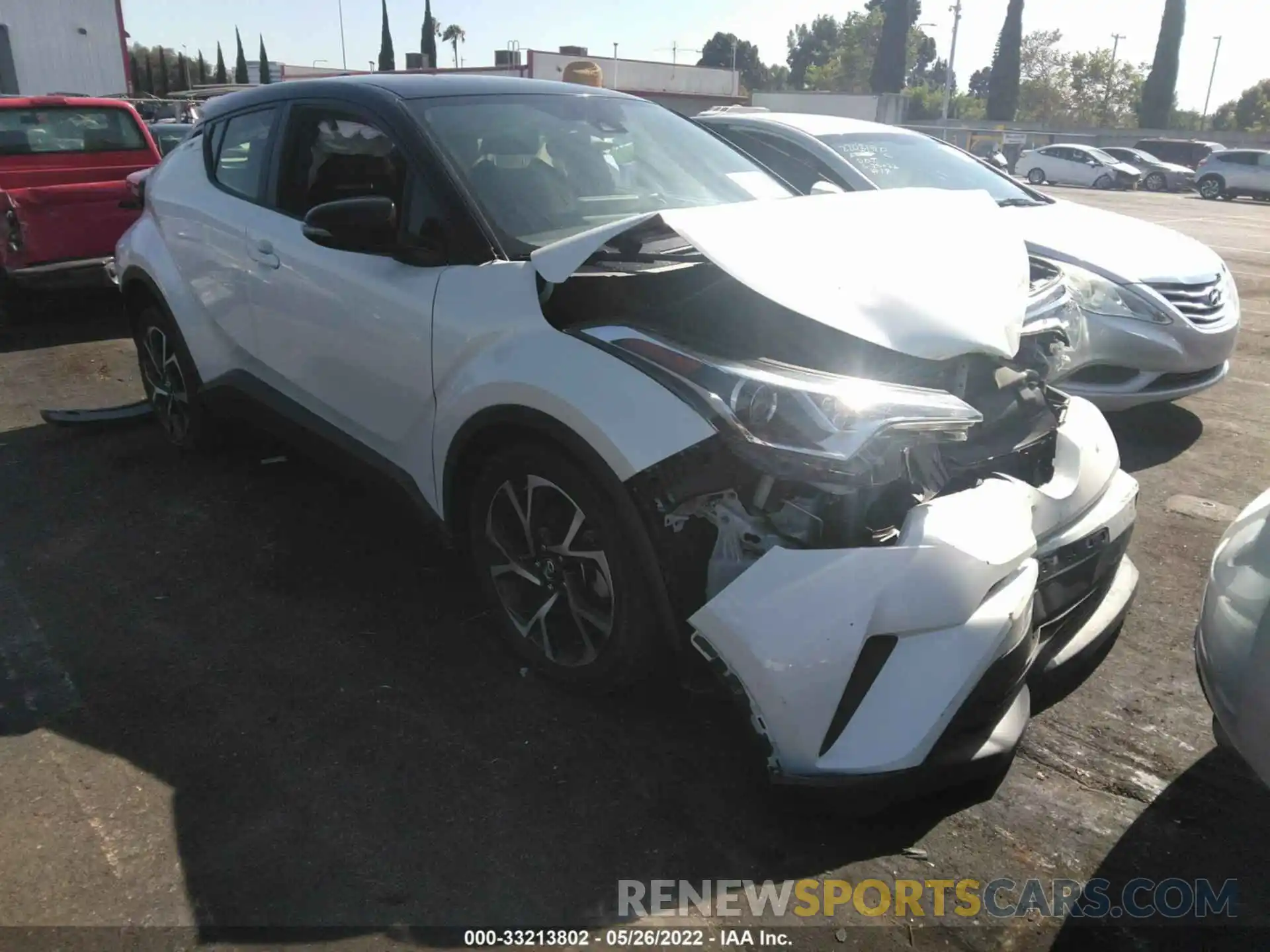 1 Photograph of a damaged car JTNKHMBX6K1022161 TOYOTA C-HR 2019