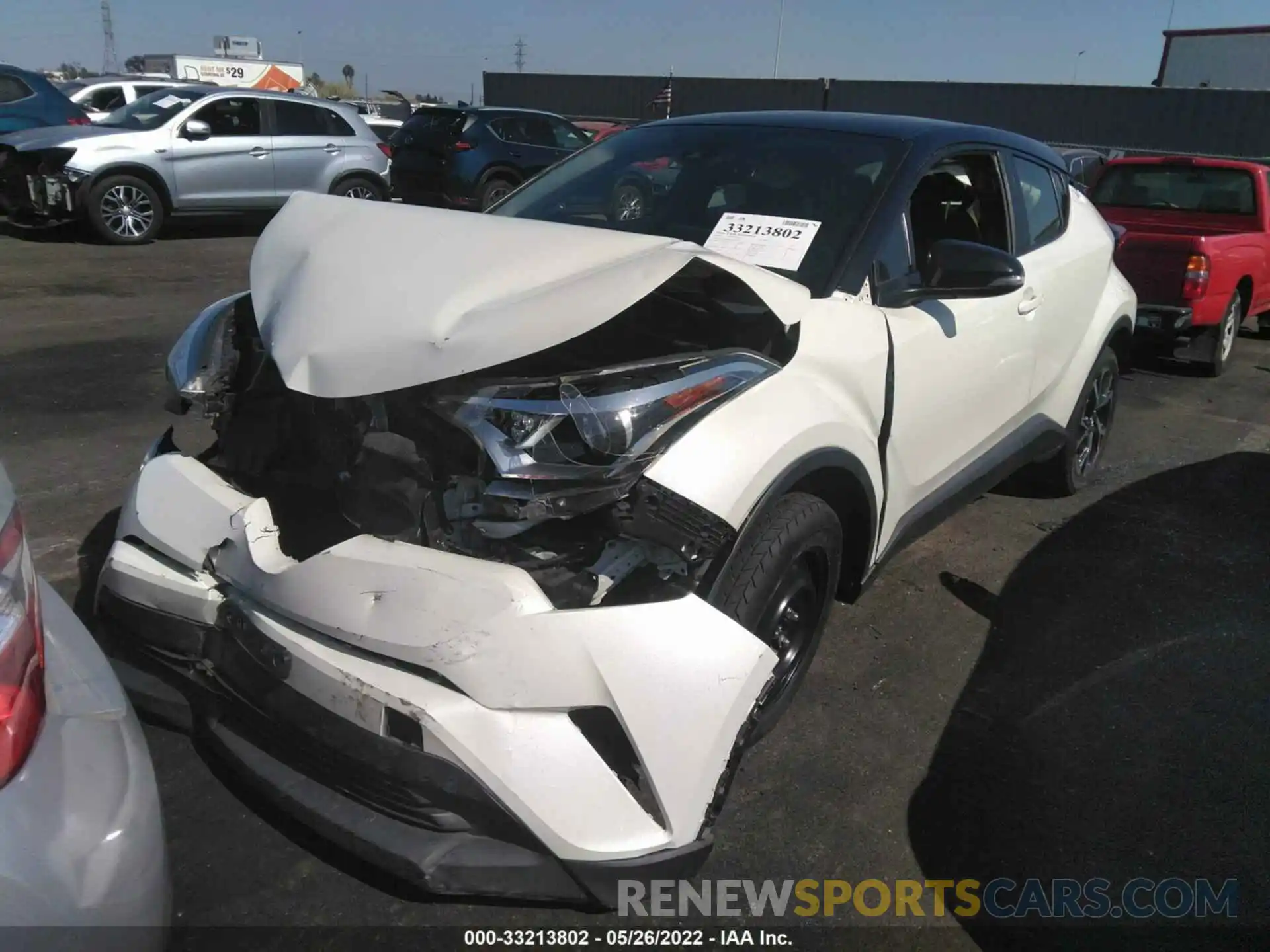 2 Photograph of a damaged car JTNKHMBX6K1022161 TOYOTA C-HR 2019