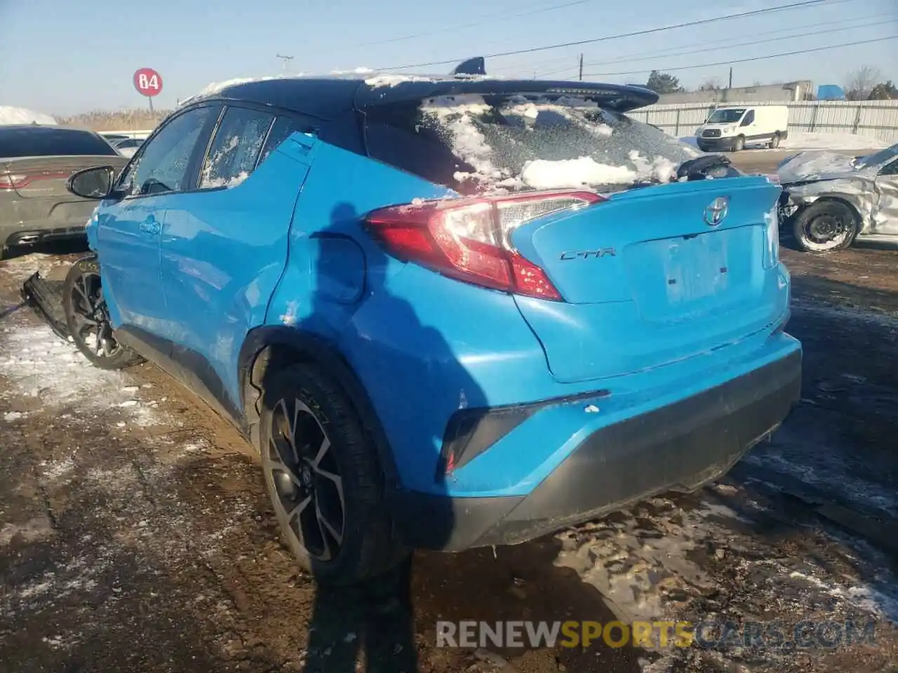 3 Photograph of a damaged car JTNKHMBX6K1022404 TOYOTA C-HR 2019