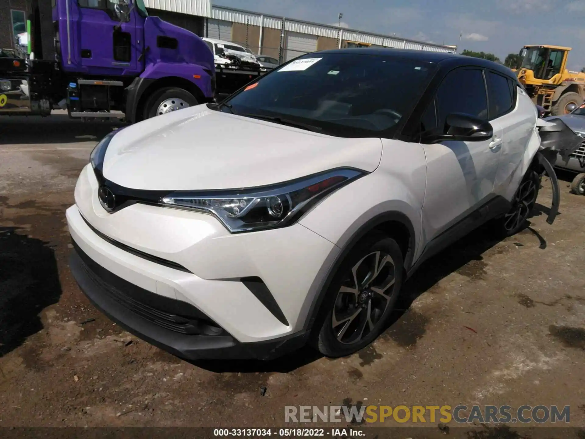 2 Photograph of a damaged car JTNKHMBX6K1023066 TOYOTA C-HR 2019