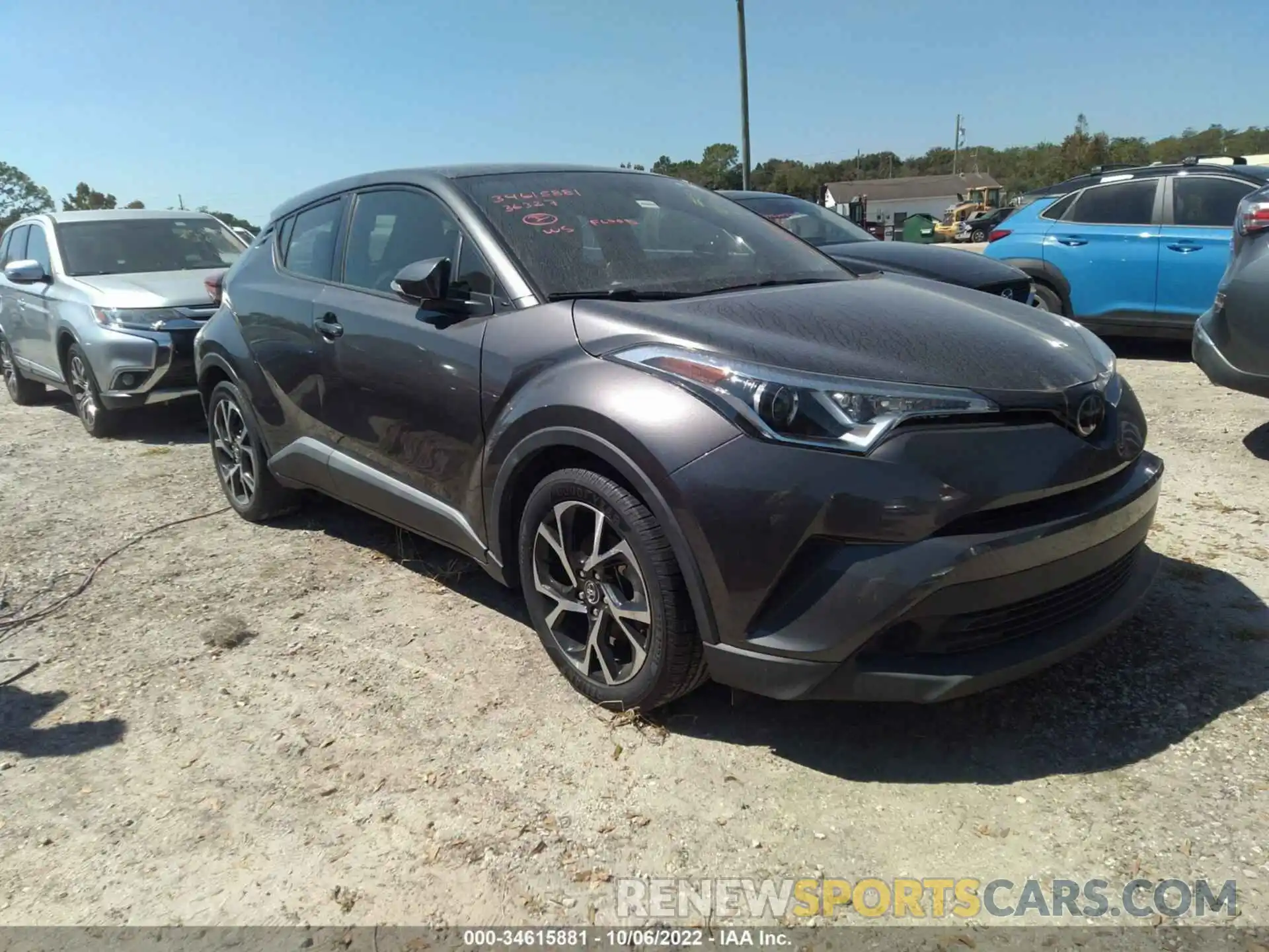 1 Photograph of a damaged car JTNKHMBX6K1023360 TOYOTA C-HR 2019