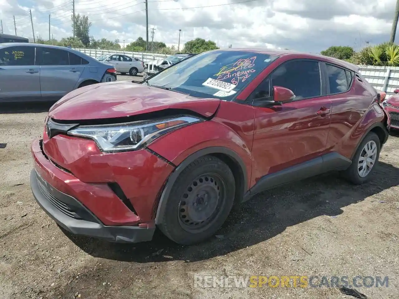 2 Photograph of a damaged car JTNKHMBX6K1024220 TOYOTA C-HR 2019